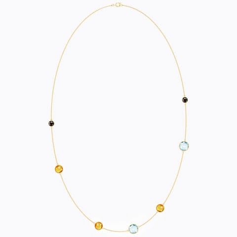 Asymmetric Gemstone Necklace