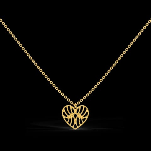 Dreamer Heart Gold Necklace