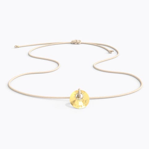 You Are Mine Gold Necklace