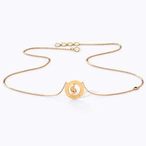 Baby Steps Personalised Gemstone Necklace