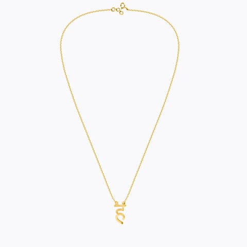 Ha Akshar Gold Necklace Ha Akshar Gold Necklace