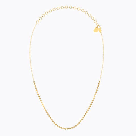 Sparkling Beads Gold Necklace