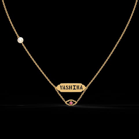 Fashionable Personalised Gemstone Necklace