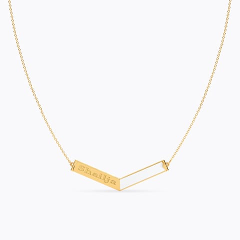 Personalised Multiwear Gold Necklace