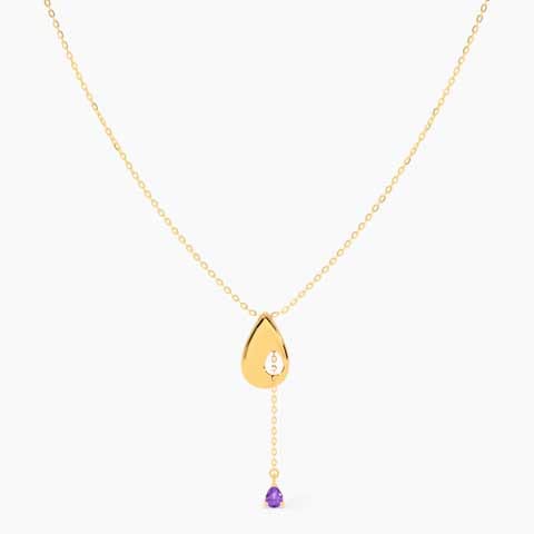 Me & Mom Gemstone Necklace