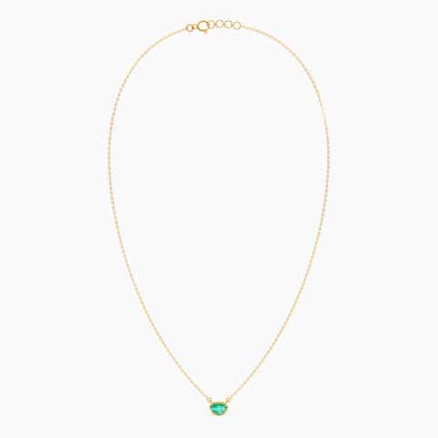 Verde Orb Gemstone Necklace