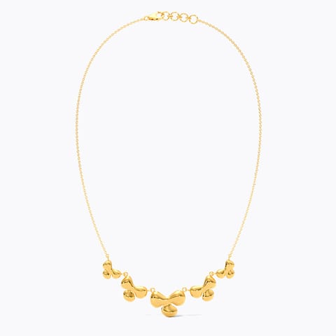 Gilded Petal 9KT Gold Necklace