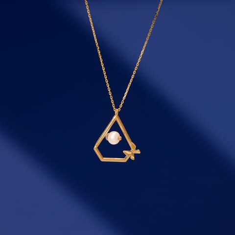 Ivory Trinity Gemstone Necklace