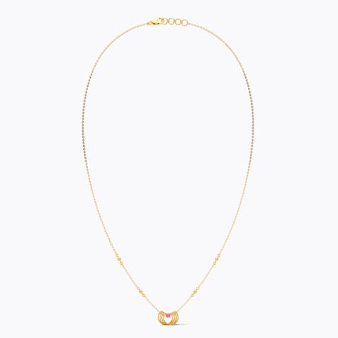 Ruby Ruffle Gemstone Necklace