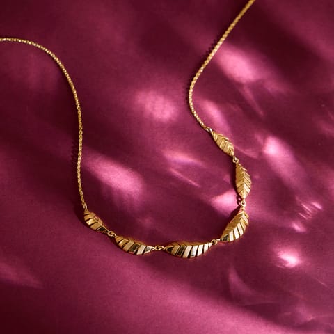 Aurum Coil Gold Necklace