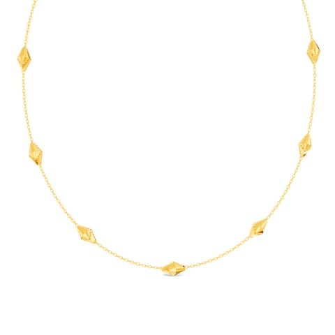 Beaded Glow Gold Necklace Beaded Glow Gold Necklace