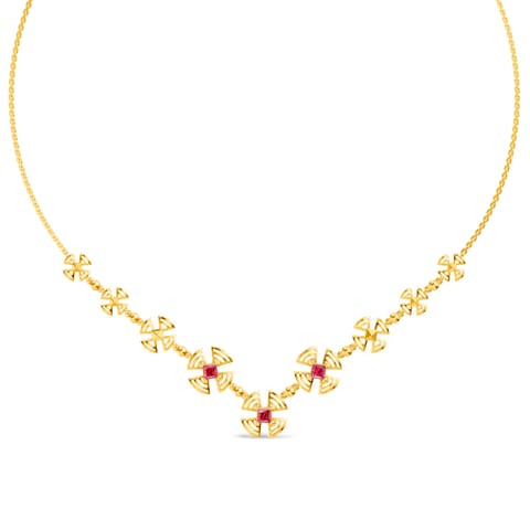 Enchanted Floral Gemstone Necklace Enchanted Floral Gemstone Necklace