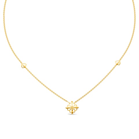 Lattice Floret Gold Necklace Lattice Floret Gold Necklace