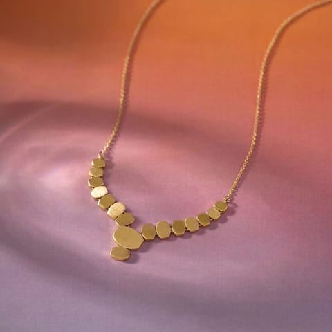 Soft Oval Gold Necklace Soft Oval Gold Necklace