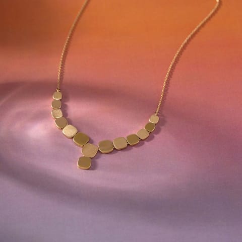 Hexa Link Gold Necklace Hexa Link Gold Necklace