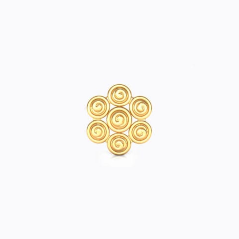 Swirl Gold Nose Pin Swirl Gold Nose Pin