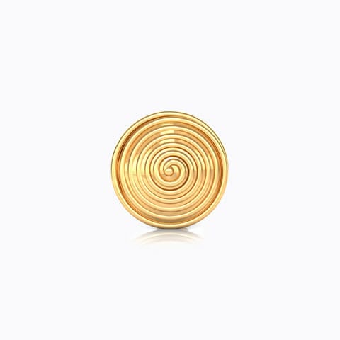 Whirl Gold Nose Pin Whirl Gold Nose Pin