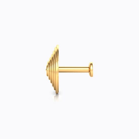 Whirl Gold Nose Pin Whirl Gold Nose Pin