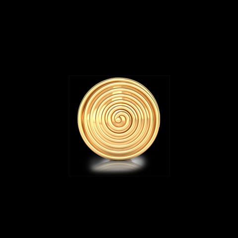 Whirl Gold Nose Pin Whirl Gold Nose Pin