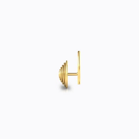 Pavi Swirl Gold Nose Pin Pavi Swirl Gold Nose Pin