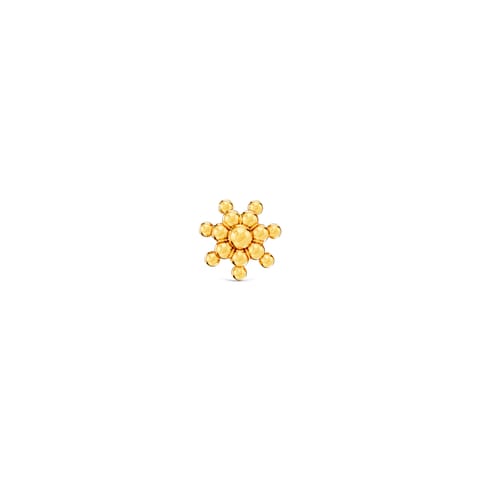 Beaded Spark 9KT Gold Nose Pin Beaded Spark 9KT Gold Nose Pin