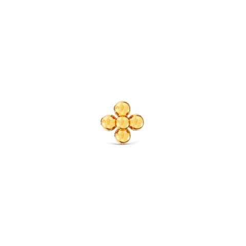 Five Beads 9KT Gold Nose Pin Five Beads 9KT Gold Nose Pin