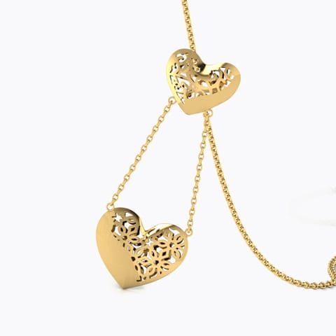 Evans Cutout Gold Pendant