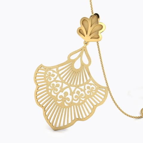 Lyle Cutout Gold Pendant
