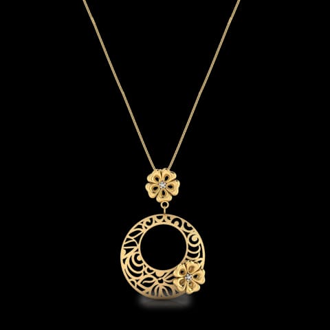 Jose Cutout Gold Pendant Jose Cutout Gold Pendant