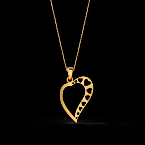 Open Heart Gold Pendant Open Heart Gold Pendant