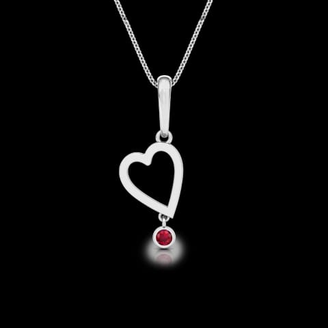 My Heart Beats For You Gemstone Pendant My Heart Beats For You Gemstone Pendant