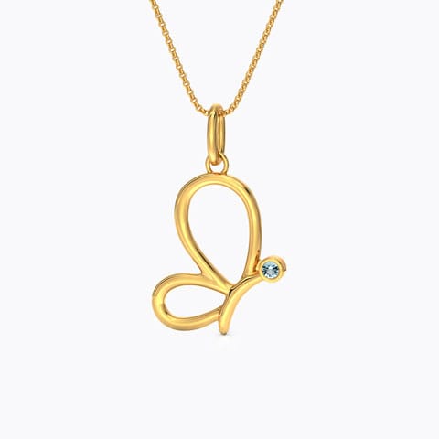 Butterfly Silhouette Pendant Butterfly Silhouette Pendant