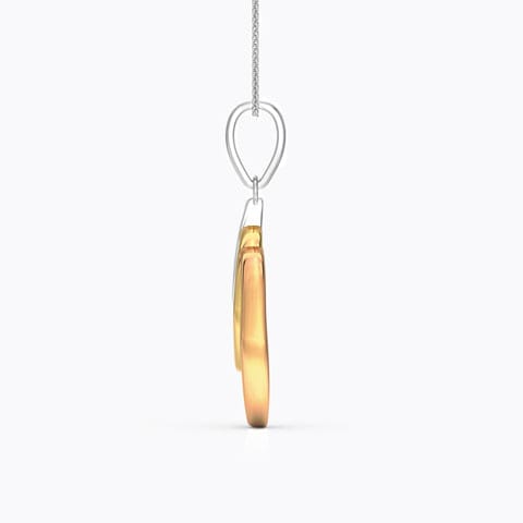 Trio Droplet Gold Pendant