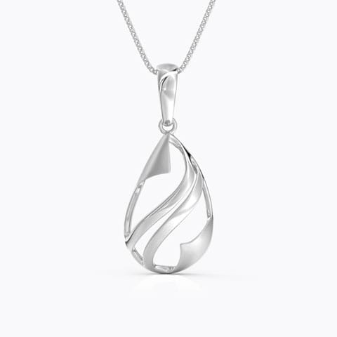 Enfold Pear Platinum Pendant