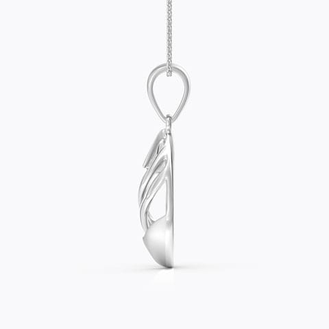 Enfold Pear Platinum Pendant