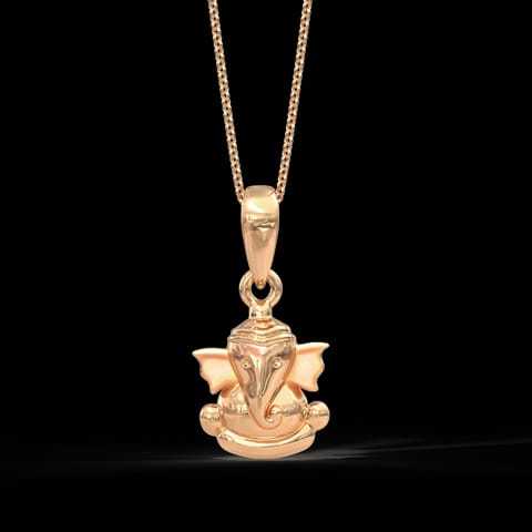 Adorable Ganesha Gold Pendant