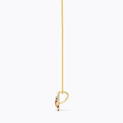 Berry Alphabet A Kids' Gold Pendant Berry Alphabet A Kids' Gold Pendant