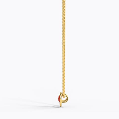 Berry Alphabet D Kids' Gold Pendant