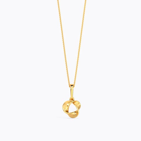 Winding Gold Pendant