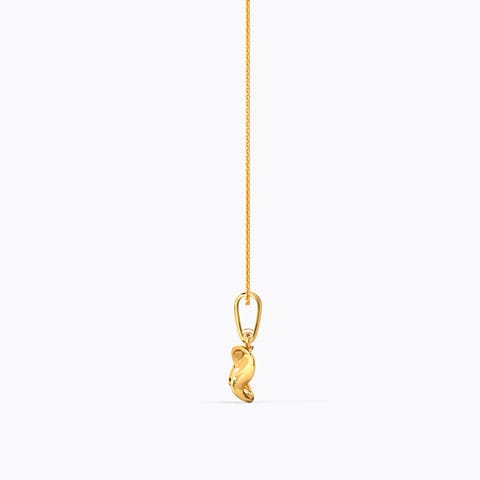 Winding Gold Pendant