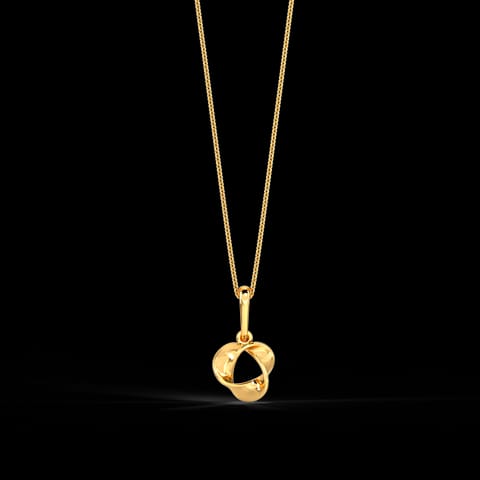 Winding Gold Pendant