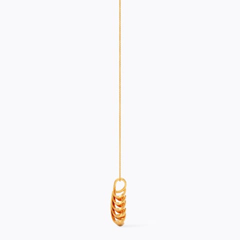 Golden Pine Gold Pendant