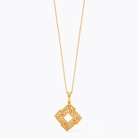Aurum Filigree Gold Pendant
