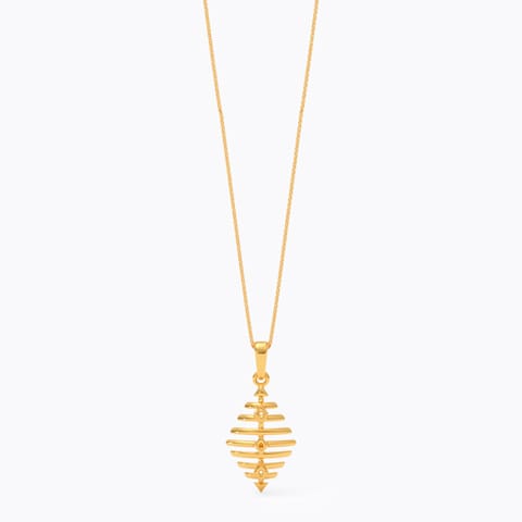 Fine Stripes 9KT Gold Pendant Fine Stripes 9KT Gold Pendant
