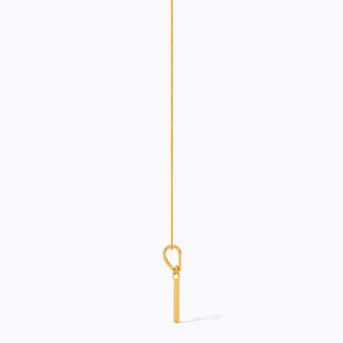 Akshar P 9KT Gold Pendant