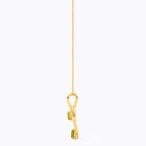 Dual 9KT Gemstone Pendant