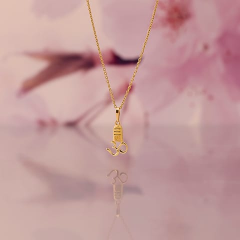 Sacred Om Gold Pendant