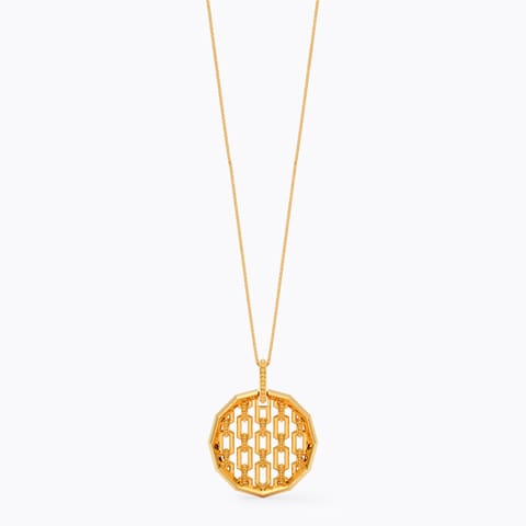 Lattice Sphere Gold Pendant Lattice Sphere Gold Pendant
