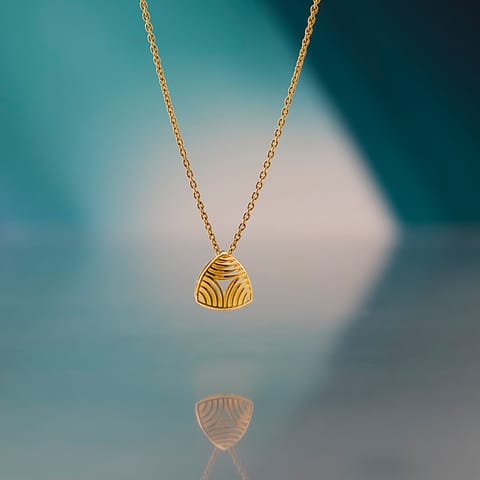 Trinity Cutout Gold Pendant