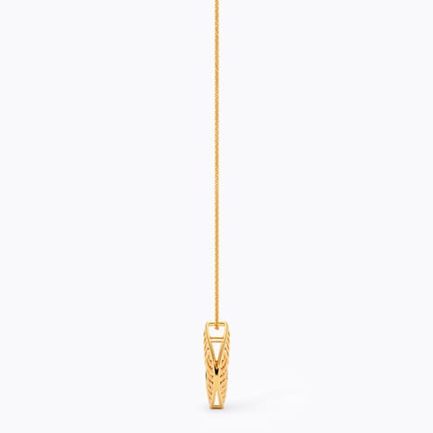 Pear Cutout Gold Pendant Pear Cutout Gold Pendant